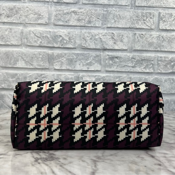 Kate Spade Kitt Houndstooth Multi Print Large Shoulder Bag Tote - Picture 6 of 11